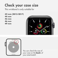 Apple Cinturino Solo intrecciato Apple Watch | 44/45/46/49 mm - Taglia 6 - Magenta