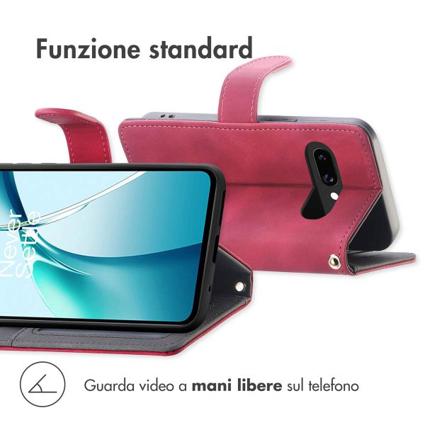 imoshion Cover a libro con Cordino Google Pixel 9A - Rosso