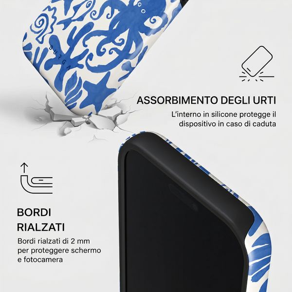 Burga Cover Posteriore Resistente con MagSafe Apple iPhone 17 Pro Max - Nera