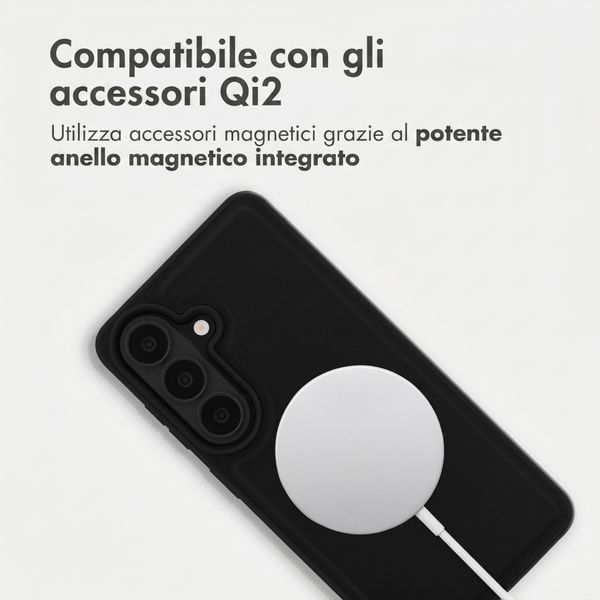 Accezz Backcover Edge con MagSafe Samsung Galaxy S26 - Nero