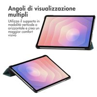 imoshion Cover a libro Trifold Samsung Galaxy Tab S11 - Verde scuro