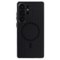 Accezz Cover Lite con MagSafe | Fluted | Samsung Galaxy S25 Ultra - Nero