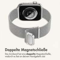 imoshion Milanees magnetisch bandje Apple Watch | 38/40/41/42 mm - Zilver