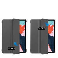 imoshion Cover a libro Trifold Apple iPad Air 11 pollici (2026) M4 / (2025) M3 / (2024) M2 / Air 5 (2022) / Air 4 (2020) - Grigio