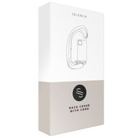 Selencia Cover per telefono Nova Croco con cordino e portacarte Apple iPhone 13 - Nero