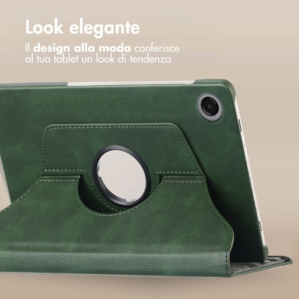 imoshion Cover Girevole a 360° Samsung Galaxy Tab A11 / A9 8.7 pollici - Verde
