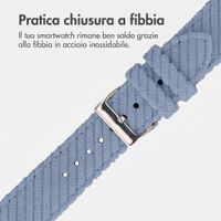 imoshion Cinturino in velluto a coste Apple Watch | 38/40/41/42 mm - Azzurro