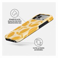 Burga Cover Posteriore Resistente con MagSafe Apple iPhone 18 Pro - Lemon Tart