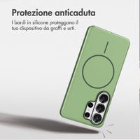imoshion Cover posteriore Color con Thin MagSafe Ring Samsung Galaxy S26 Ultra - Verde scuro
