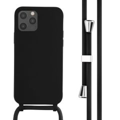 imoshion Cover in Silicone con Cordino Apple iPhone 12 (Pro) - Nero