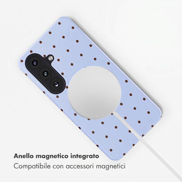 Selencia Cover posteriore Vivid con MagSafe Samsung Galaxy S26 - Happy Dots Digital Sky