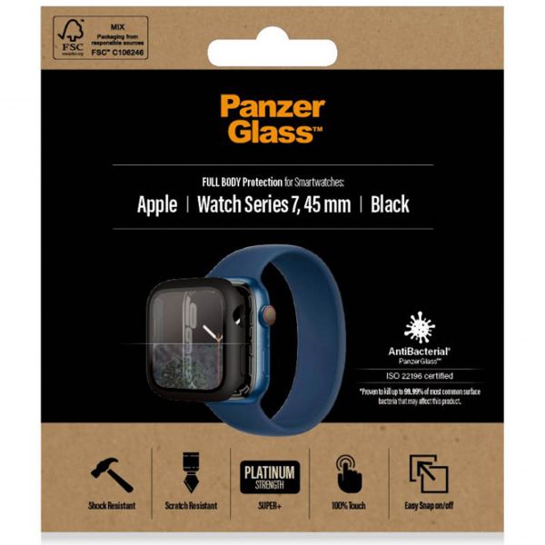 PanzerGlass Cover Full Body Apple Watch 7 / 8 / 9 - 45 mm - Nero