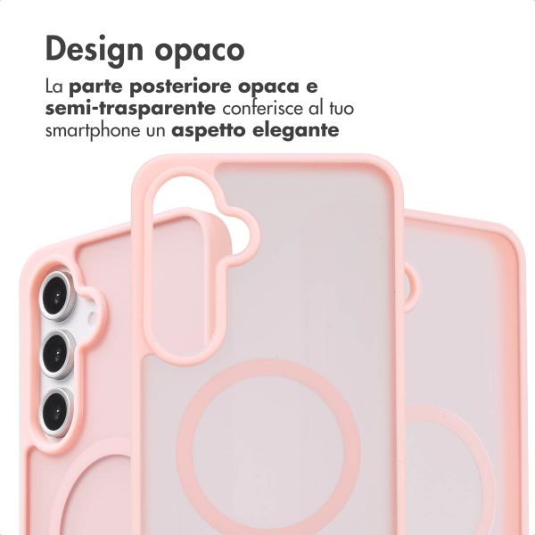 imoshion Cover posteriore Color Guard con MagSafe Samsung Galaxy S24 FE - Rosa chiaro