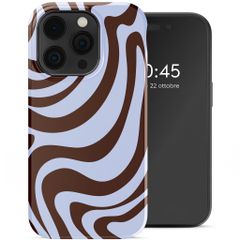 Selencia Cover Posteriore Vivid Apple iPhone 14 Pro - Dream Swirl Chocolate