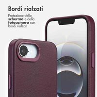 Accezz Cover in Pelle con MagSafe Apple iPhone 17e / 16e - Heath Purple
