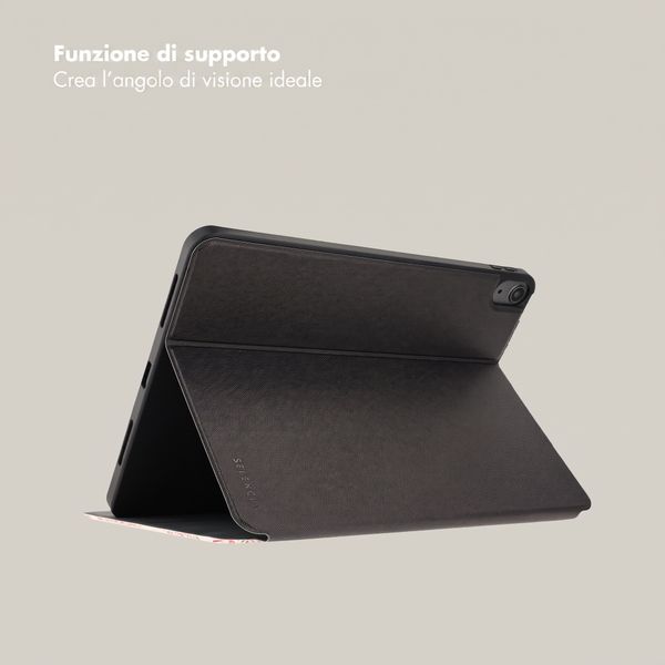 Selencia Cover per tablet Vivid Apple iPad 11 (2025) 11 pollici A16 / iPad 10 (2022) 10.9 pollici - Paisley Blush