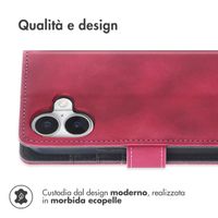 imoshion Cover a libro con Cordino Apple iPhone 17 - Rosso