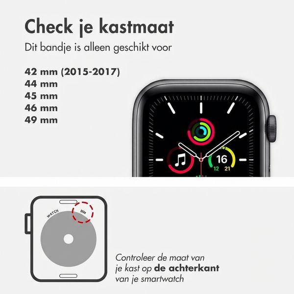 imoshion Milanees magnetisch bandje Apple Watch | 44/45/46/49 mm - Goud