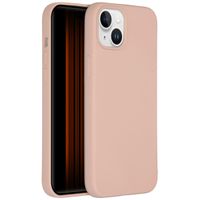 Accezz Cover in silicone liquido con MagSafe Apple iPhone 15 Plus - Rosa