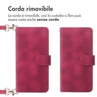 imoshion Cover a libro con Cordino Samsung Galaxy A26 - Rosso