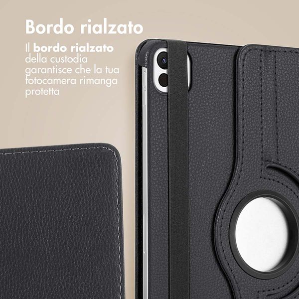 imoshion Cover Girevole a 360° Apple iPad Pro 12.9 (2020/2021/2022) - Nero