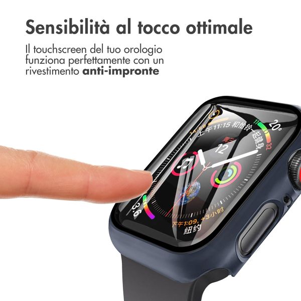 imoshion Cover rigida integrale Apple Watch 4 / 5 / 6 / SE - 44 mm - Blu scuro