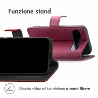 imoshion Cover a libro di Lusso Google Pixel 11 Pro - Bordeaux