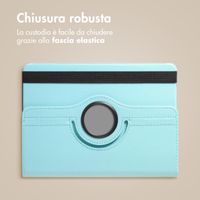 imoshion Cover Girevole a 360° Samsung Galaxy Tab S9 11.0 pollici / S10 Lite / S10 FE / S9 FE 10.9 pollici - Azzurro