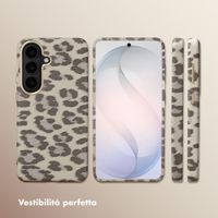 Selencia Cover Sabi Stampa pantera con MagSafe Samsung Galaxy S26 - Soft Ivory