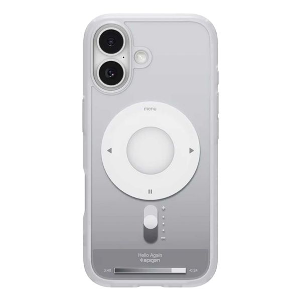Spigen Cover Posteriore Ultra Ibrida con MagSafe Apple iPhone 17 - Classic Silver