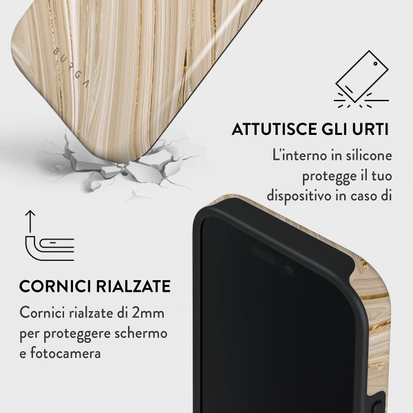 Burga Cover Posteriore Resistente Apple iPhone 16 Pro Max - Full Glam