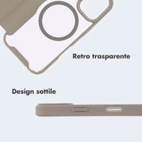 imoshion Bookcase trasparente con MagSafe Apple iPhone 16 - Beige
