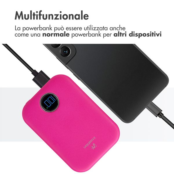 imoshion Powerbank Magnetic 10.000 mAh - Powerbank wireless - Hot Pink