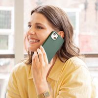 Accezz Cover Posteriore in Silicone Liquido Samsung Galaxy A37 (5G) - Cooper Green
