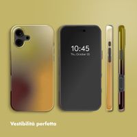 Selencia Cover posteriore Vivid con MagSafe Apple iPhone 16 - Gradient Olive Dust