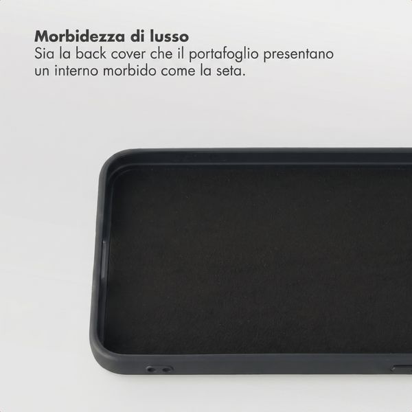 Selencia Libreria rimovibile Olyn con MagSafe Samsung Galaxy A57 (5G) - Nero