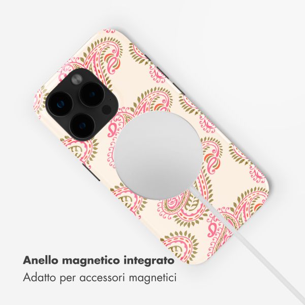 Selencia Cover posteriore Vivid con MagSafe Apple iPhone 15 Pro - Paisley Blush