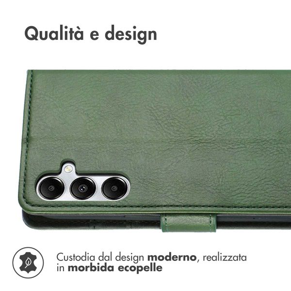 imoshion Cover a libro di Lusso Samsung Galaxy A15 (5G/4G) - Verde