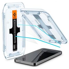 Spigen Vetro temperato GLAStR EZ Fit, confezione da 2 + Applicatore Samsung Galaxy S25 / S24