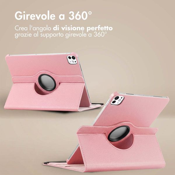 imoshion Cover Girevole a 360° Apple iPad Pro 13 (2025) M5 / (2024) M4 - Rosa