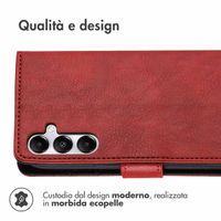imoshion Cover a libro di Lusso Samsung Galaxy A55 - Rosso