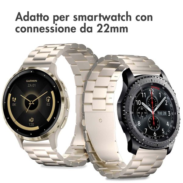 imoshion Cinturino in acciaio  - Attacco universale 20 mm - Starlight