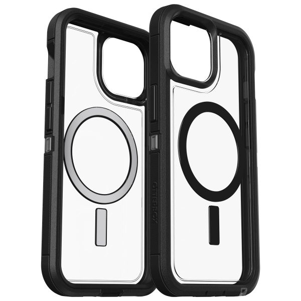OtterBox Cover Posteriore Defender Pro con MagSafe Apple iPhone 15 - Trasparente