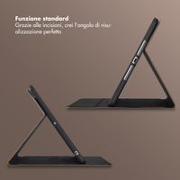 Selencia Cover Riva Apple iPad 9 (2021) 10.2 pollici / iPad 8 (2020) 10.2 pollici / iPad 7 (2019) 10.2 pollici - Beige