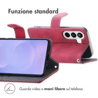 imoshion Cover a libro con Cordino Samsung Galaxy S26 - Rosso