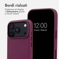 Accezz Cover in Pelle con MagSafe Apple iPhone 18 Pro Max / 17 Pro Max - Heath Purple