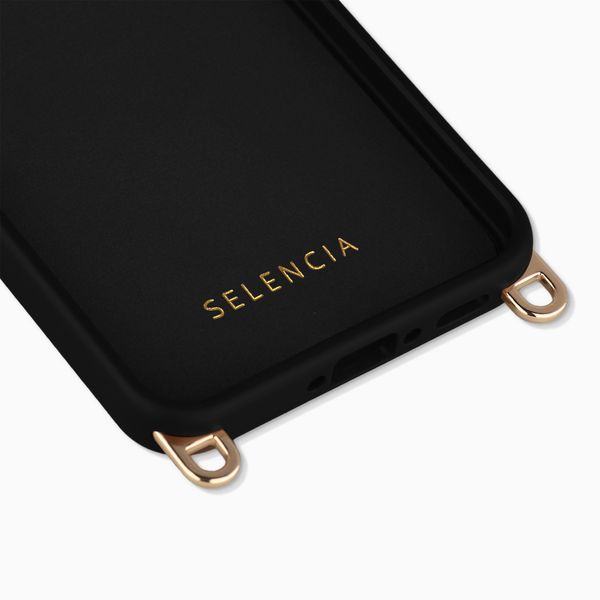 Selencia Cover posteriore Rivièra con MagSafe con ganci rimovibili Samsung Galaxy A36 / A56 - Velvet Black
