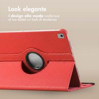 imoshion Cover Girevole a 360° Apple iPad 9 (2021) 10.2 pollici / iPad 8 (2020) 10.2 pollici / iPad 7 (2019) 10.2 pollici - Rosso