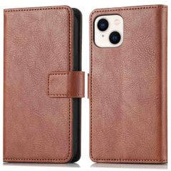 imoshion Cover a libro di Lusso Apple iPhone 14 / 13 - Marrone