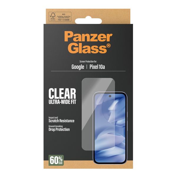 PanzerGlass Vetro temperato antibatterico Google Pixel 10a